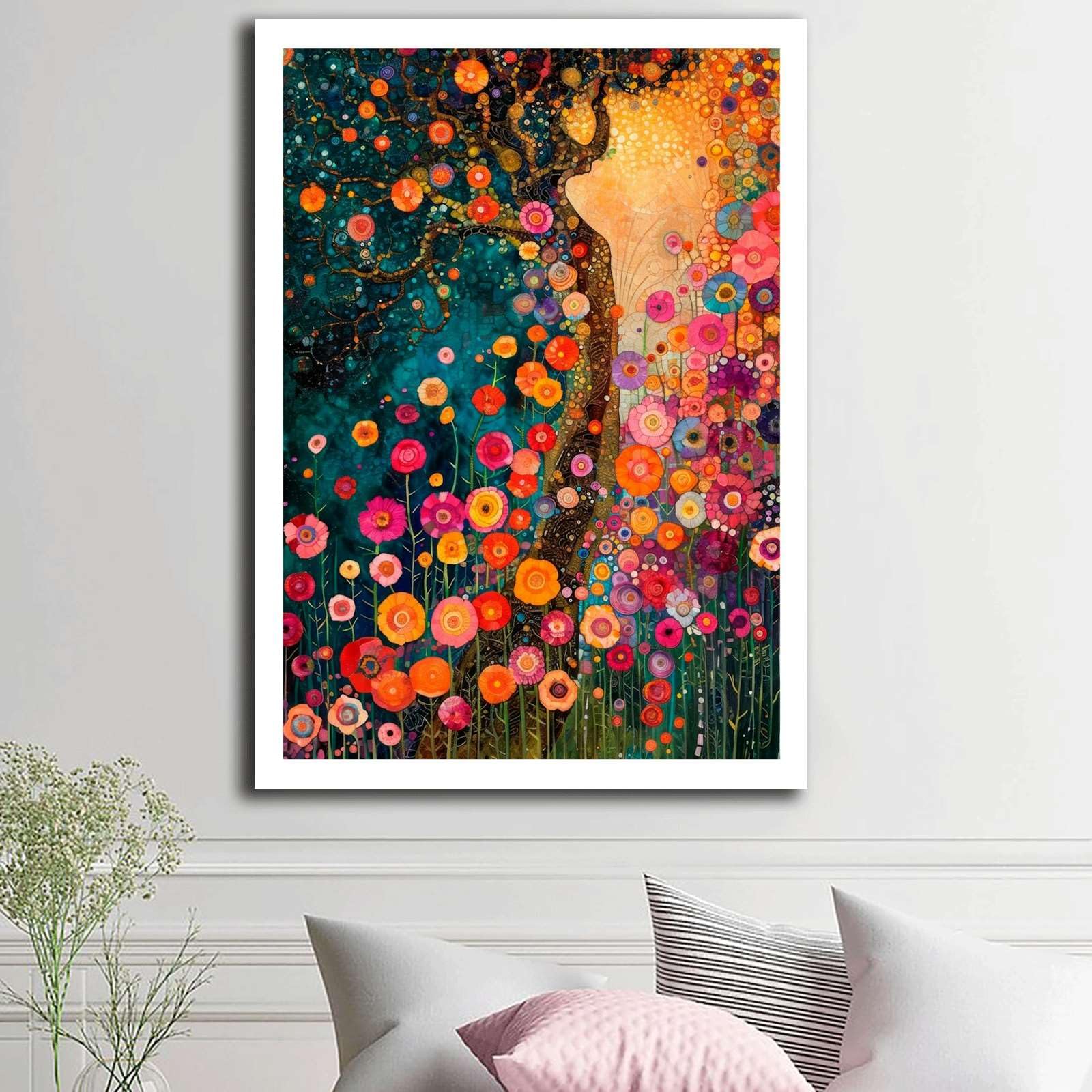 Amazon.com: AnenaXean Poster Wall Art Picture Dream of Flowers